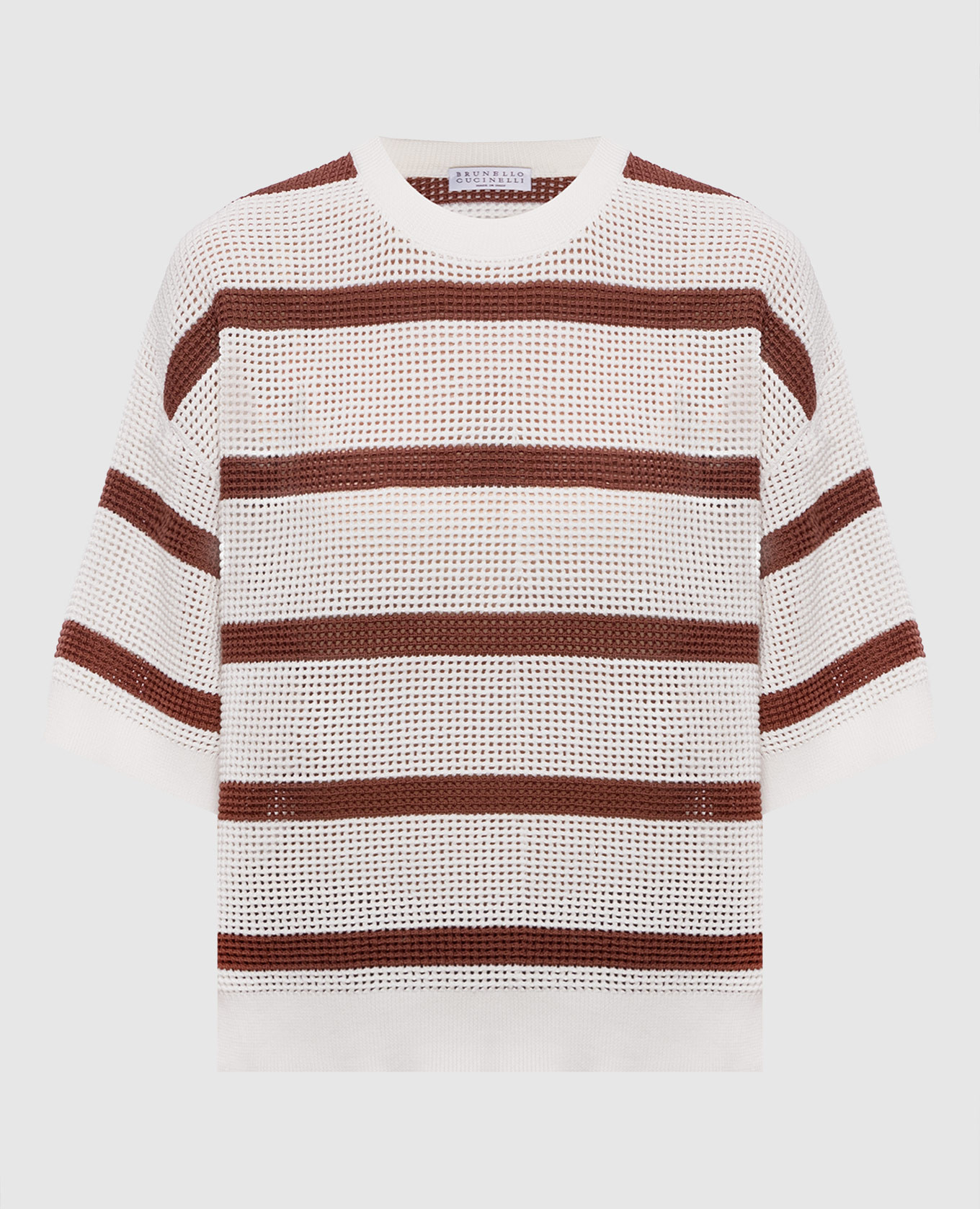 

White striped top Brunello Cucinelli