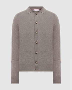 Brunello Cucinelli Gray cashmere cardigan M22709816
