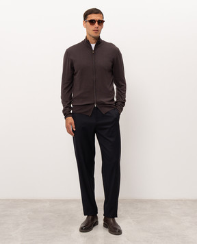 Canali Blue wool pants CJ06157U91659