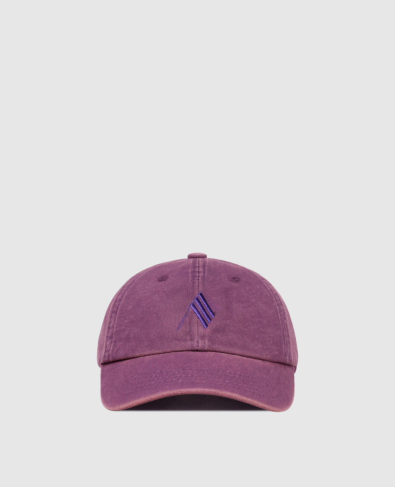 

Purple cap with embroidered emblem The Attico, Violet