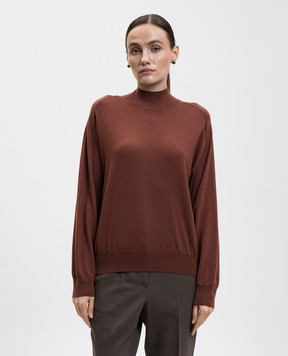 Peserico Brown wool golf S99425F1809770