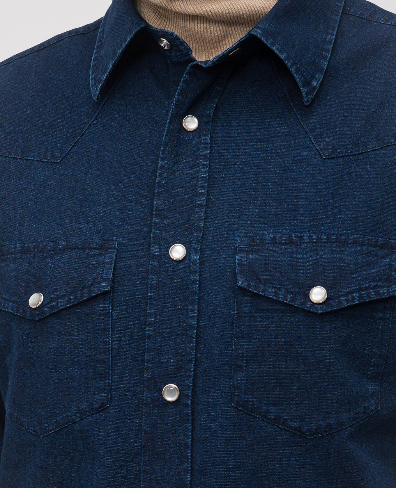 Blue denim shirt Tom Ford 5