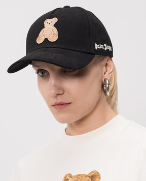 Palm Angels Black Bear cap PWLB032S26FAB006