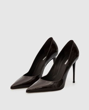 Le Silla Brown patent leather EVA shoes 2101M090R1PPGSM