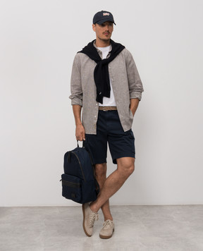 Woolrich Blue cargo shorts CFWOSH2001MRUT5262
