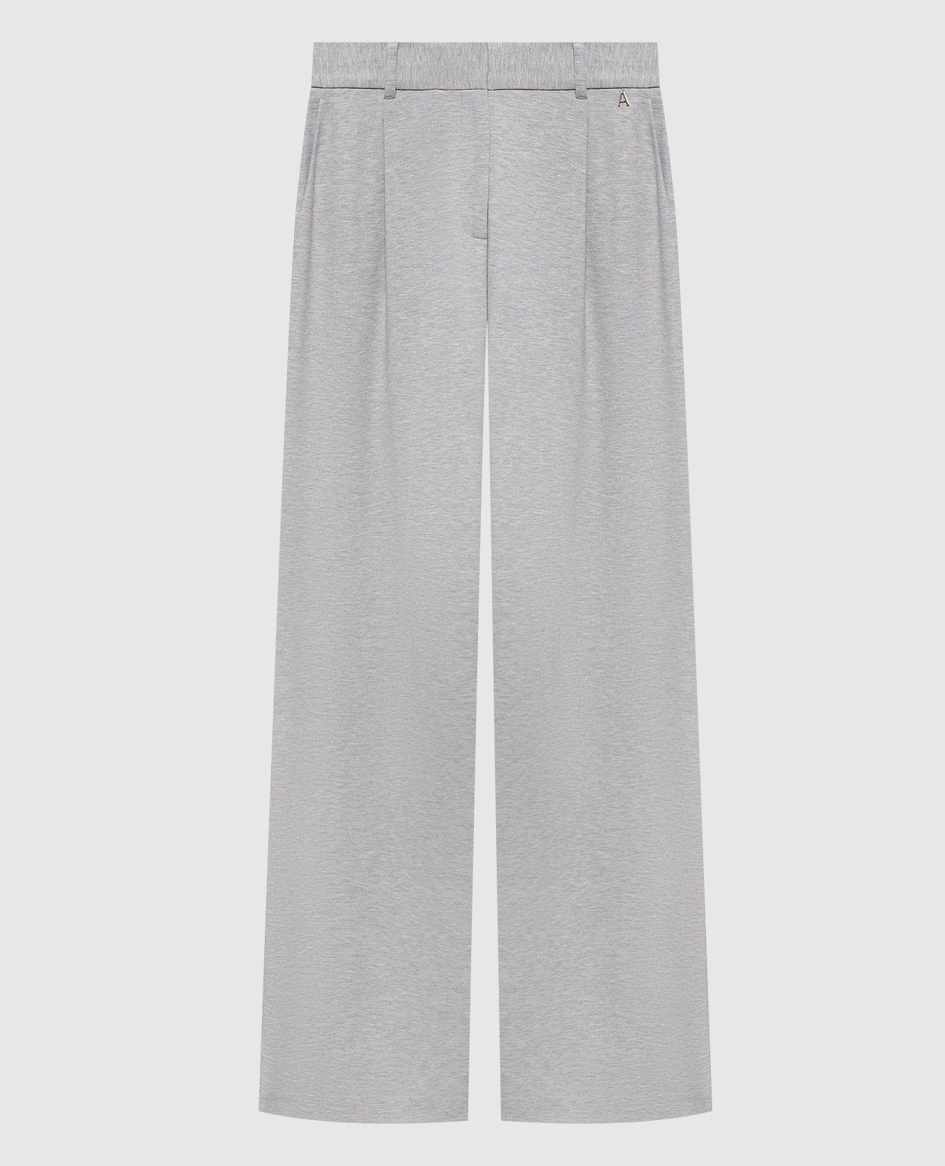 Grey melange pants
