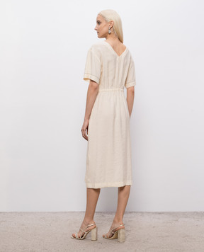 Peserico Beige midi dress S0211401509