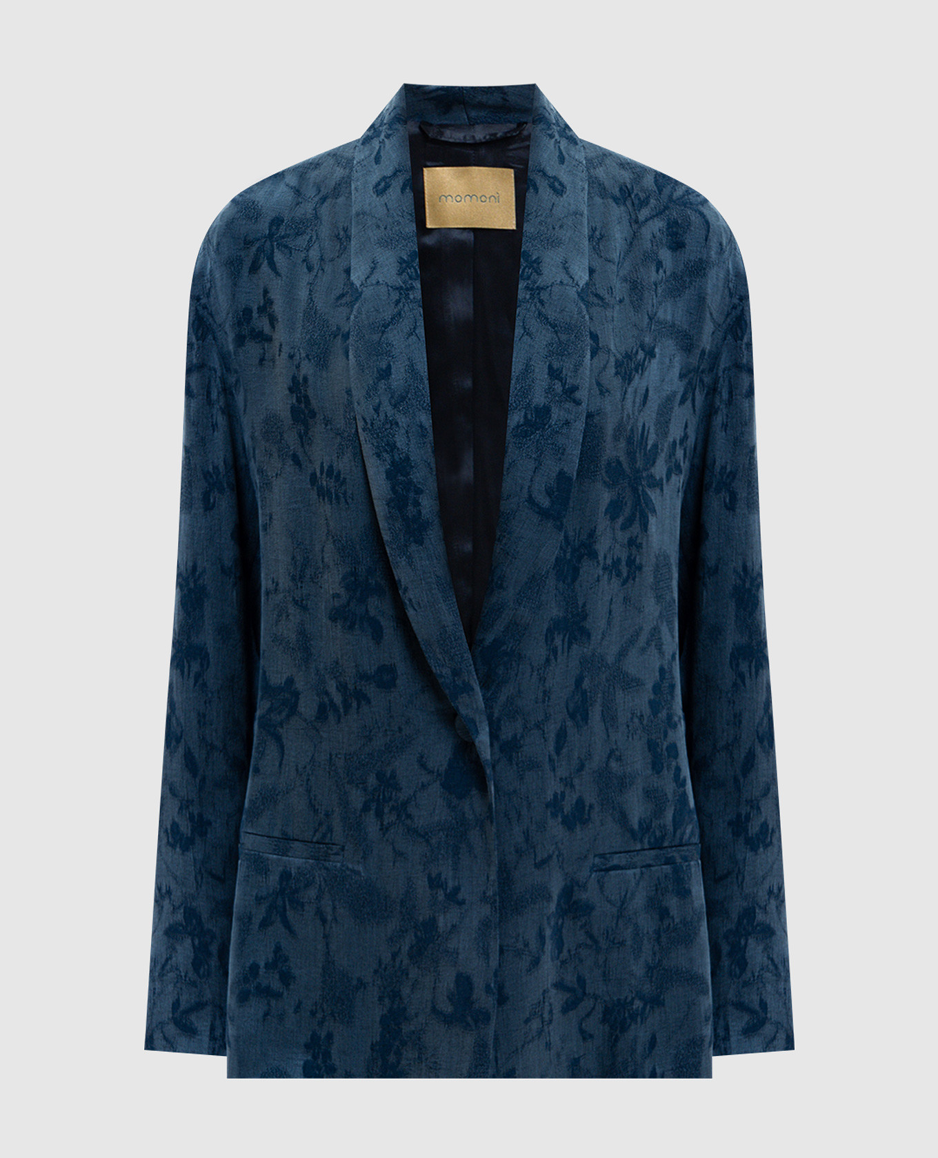 

PICEA blue patterned jacket Momoni