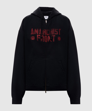 Anarchist Front zwarte sportjas