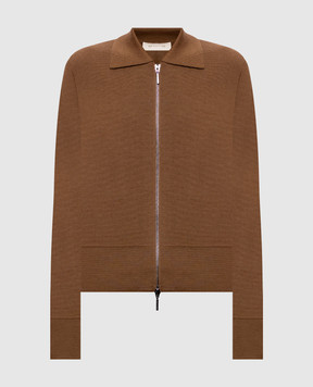 Max Mara Brown wool cardigan MMLSNACK