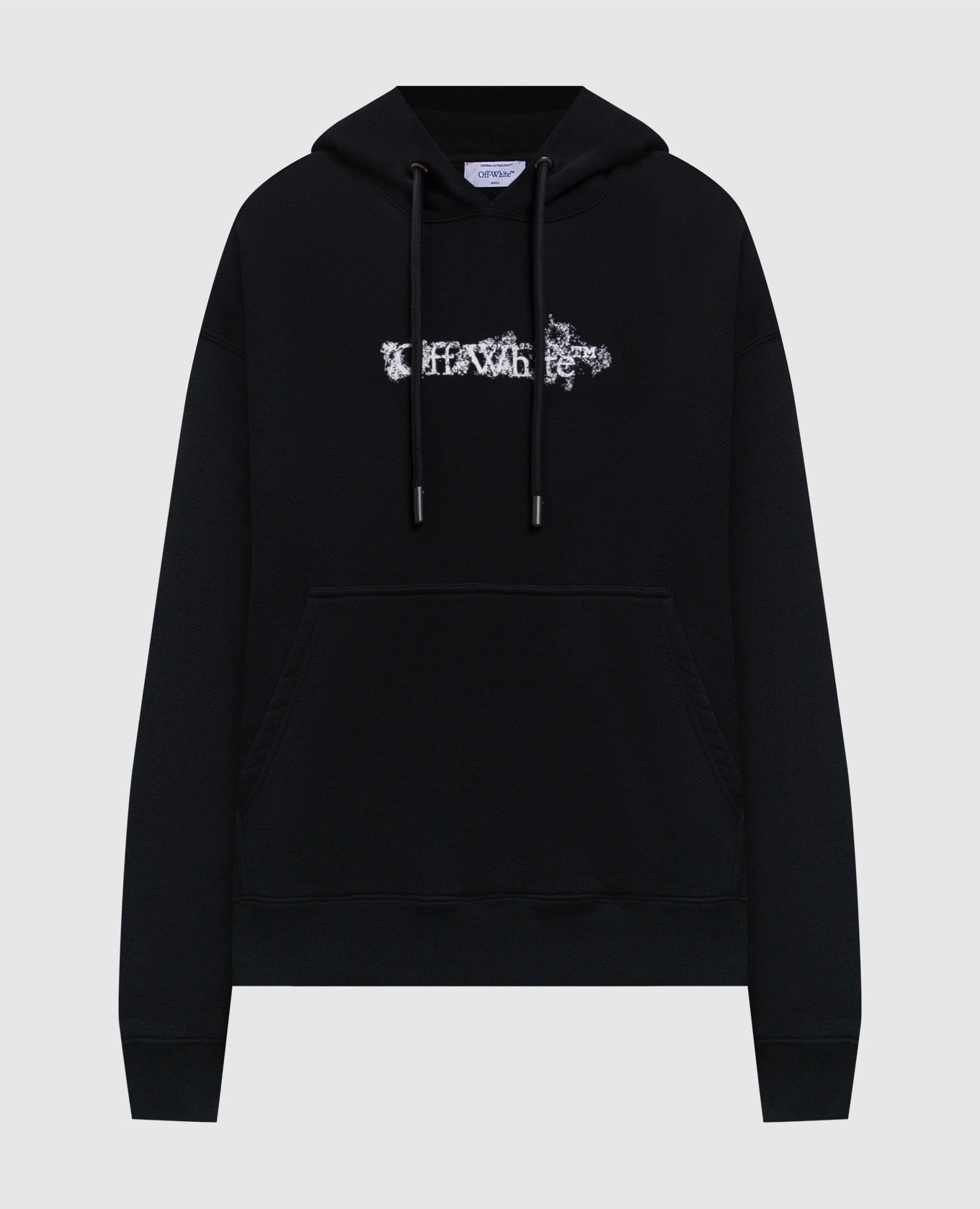Sweat à capuche noir avec emblème de flèche héraldique