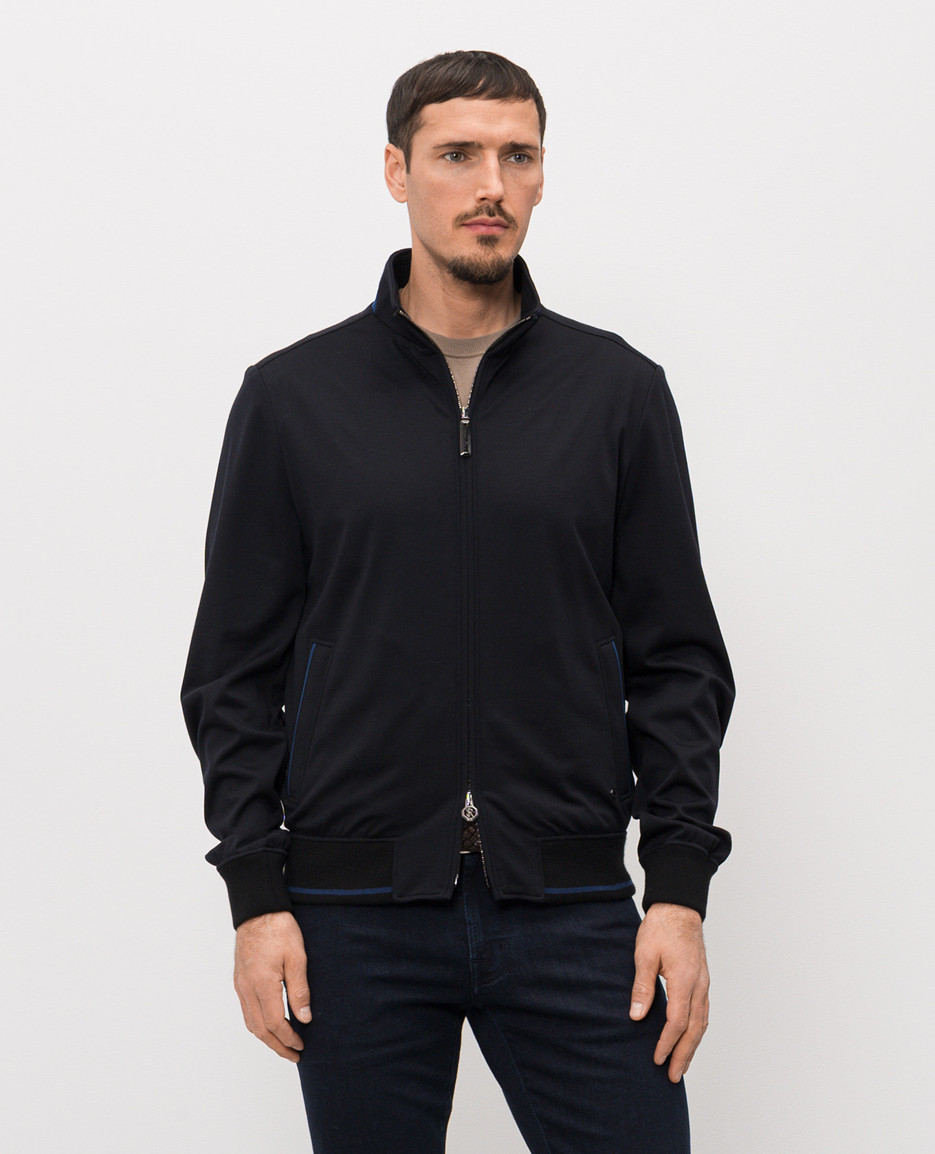 

Black wool sports jacket Stefano Ricci