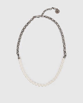 Ermanno Scervino White combination necklace D483X718JPB