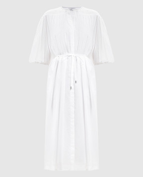 Peserico White midi shirt dress S02399L10A00481
