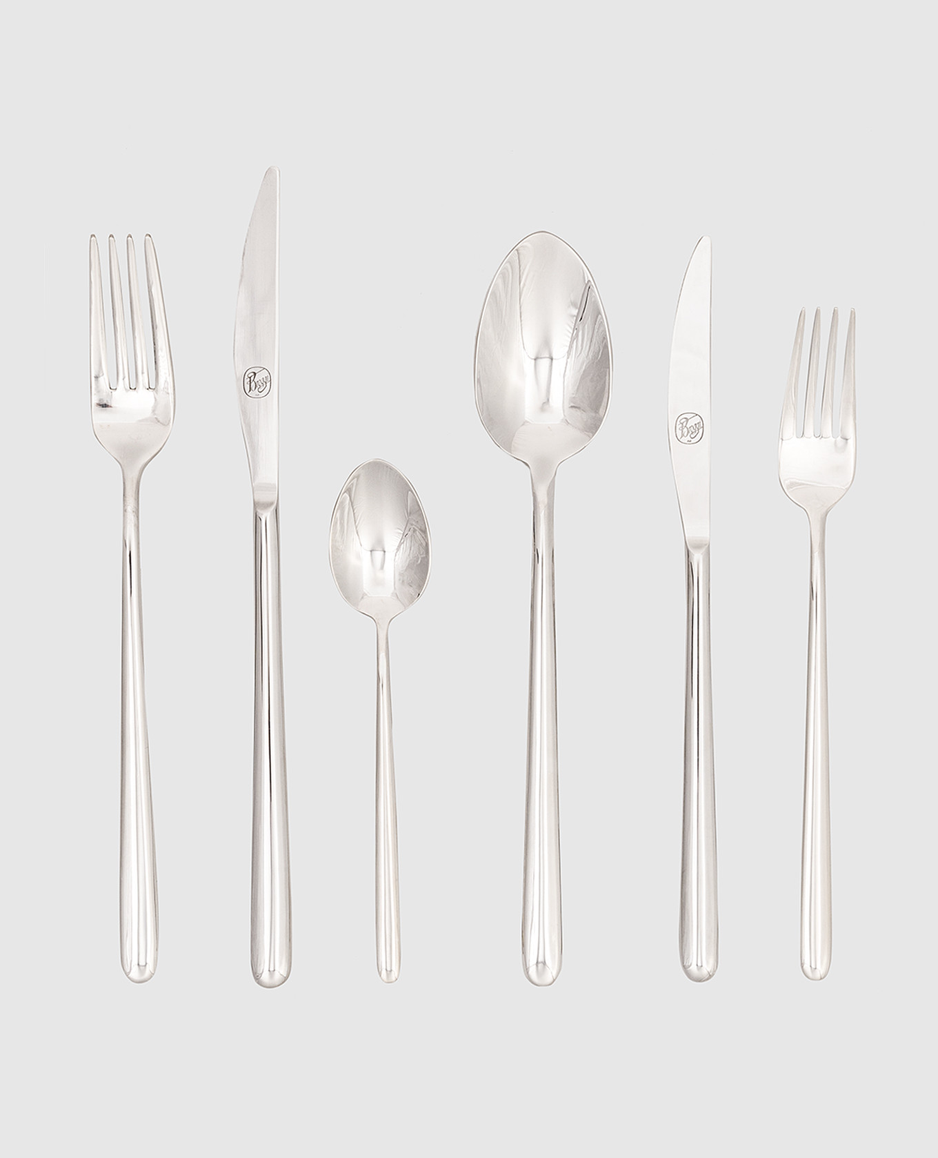 

Stiletto 75-piece cutlery set Broggi 1818, Silver