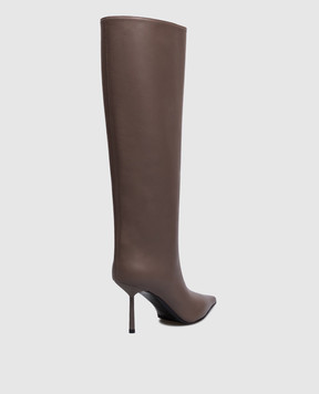Le Silla Bella brown leather boots 4236C080BMPPGLM