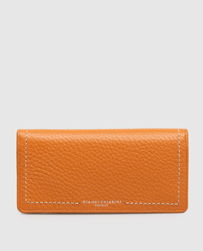 Gianni Chiarini Brown leather wallet with logo PF5041TKL