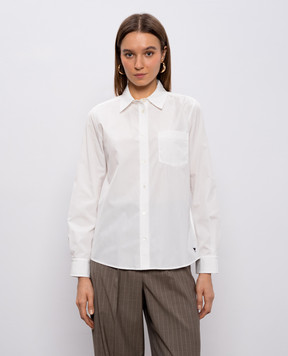 Max Mara Weekend White WKDBAHAMAS shirt with emblem WKDBAHAMAS