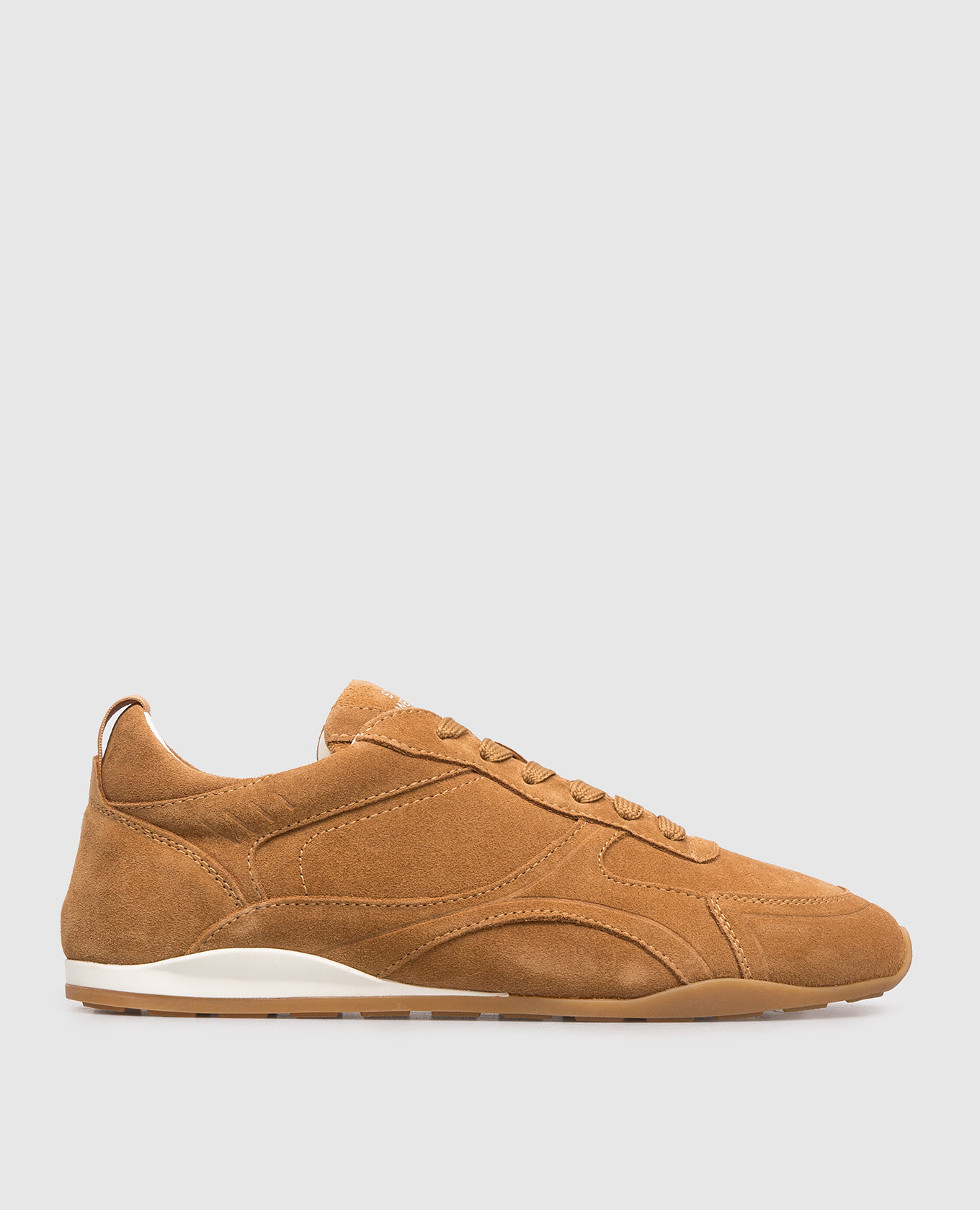 Brown suede SW Scout sneakers with logo