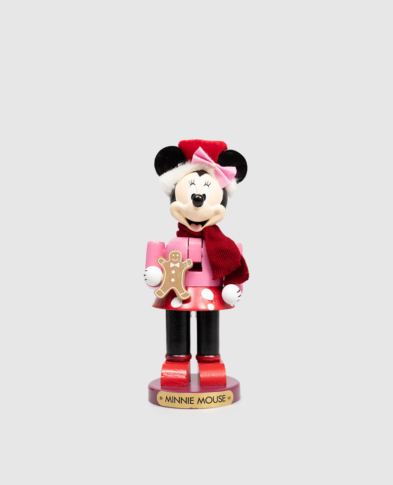 

Pink Minnie Mouse-Nutcracker figurine Disney