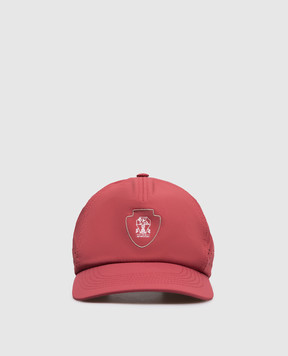 Brunello Cucinelli Burgundy cap with emblem MCAP9911T