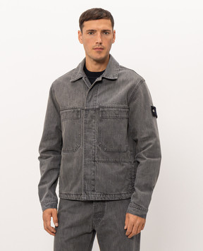 Stone Island Gray denim jacket L2S144100006S0J35