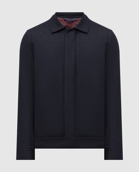 Florentino Blue jacket with wool 225300520301