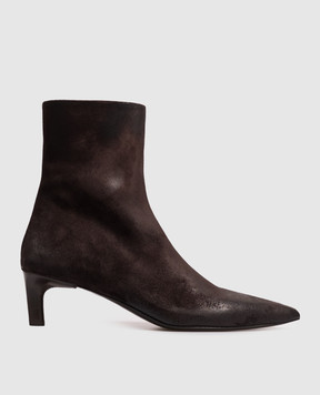 Marsell Aculeo brown suede ankle boots MW8272P024