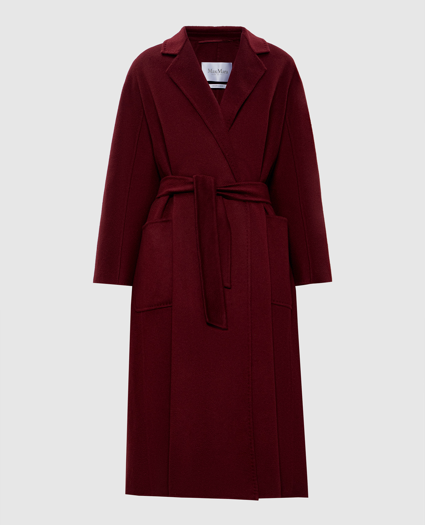 

Burgundy cashmere coat with a LUDMILLA scent Max Mara