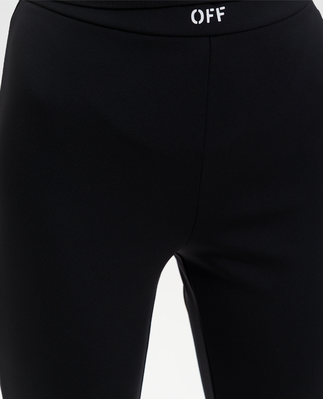 

Black flared pants with OFF logo print Off-White