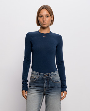 Off-White Blue longsleeve 2FB00408T