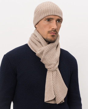 Cashmere&Whiskey Beige wool hat 201