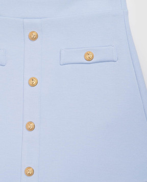 Balmain Children's blue skirt BY7A71J0371