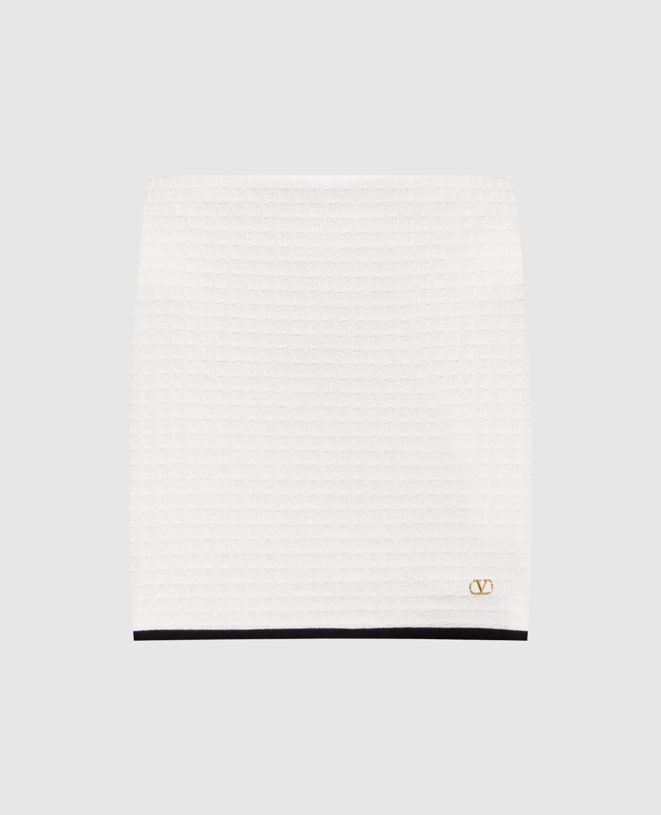 

White tweed mini skirt Valentino