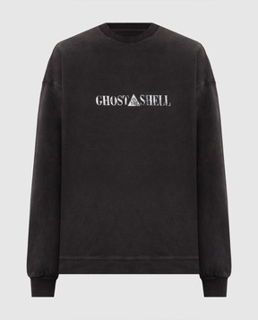 Juun.j Dark gray sweatshirt with print JC6741P404