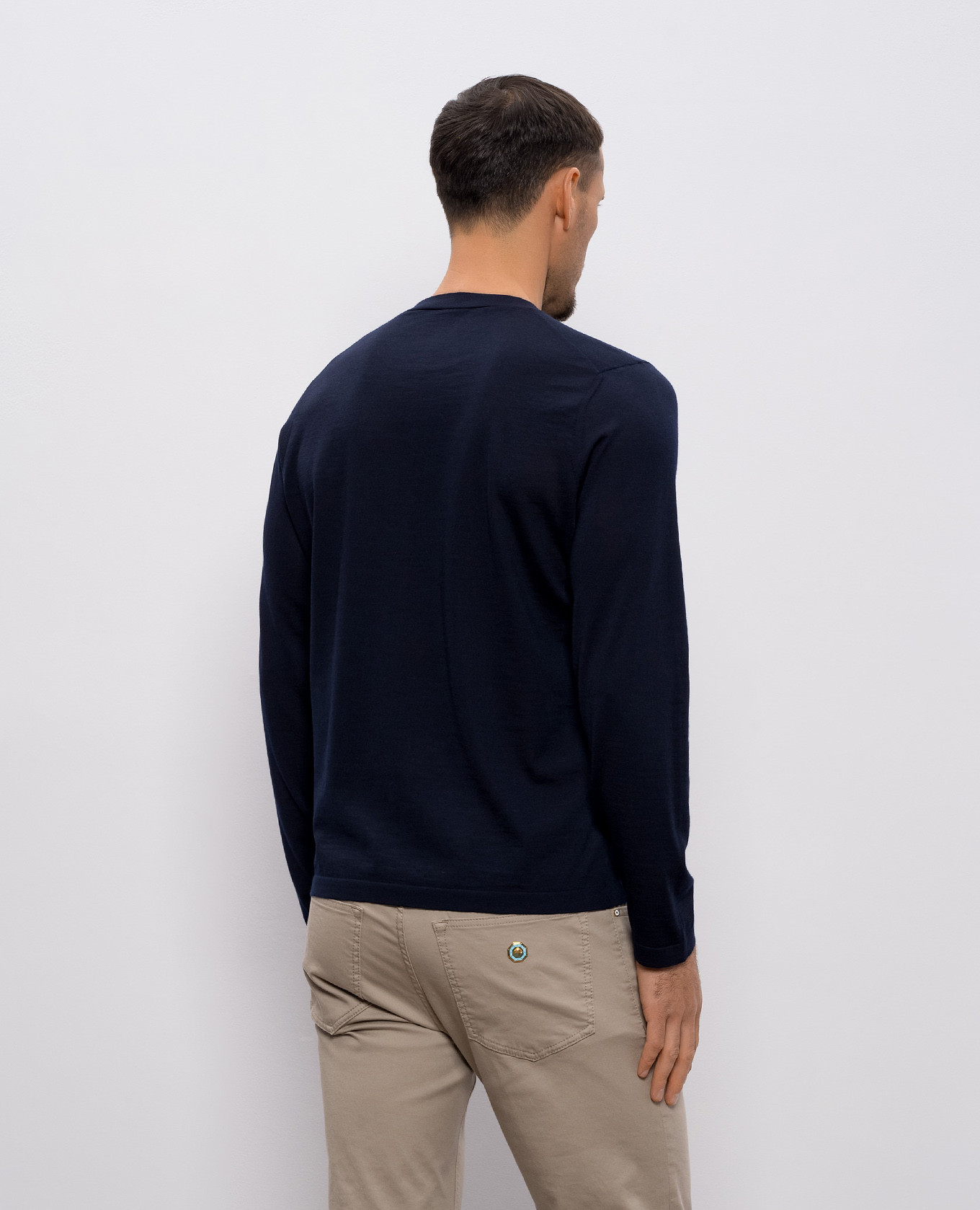 Blue cashmere longsleeve Stefano Ricci 4
