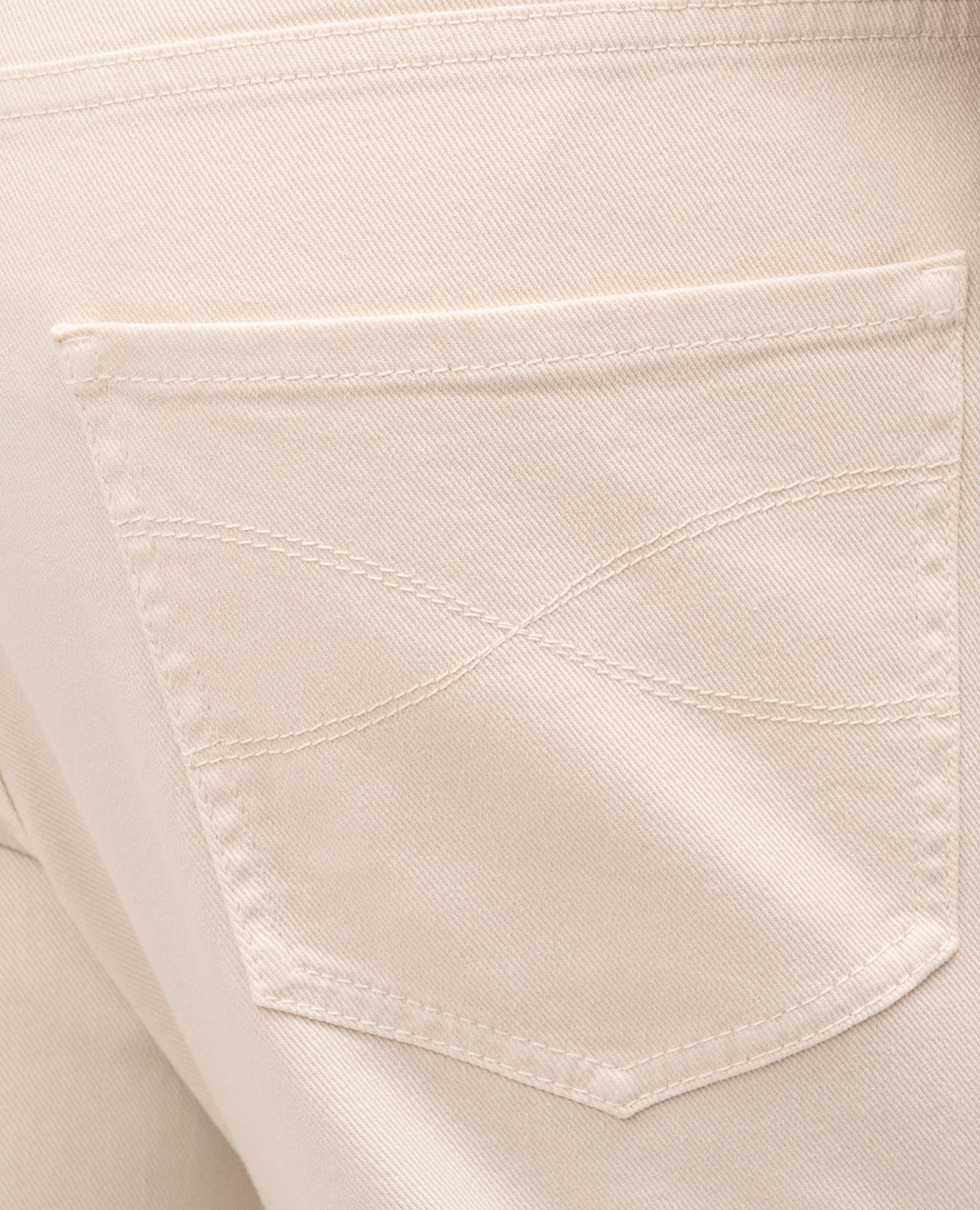 Beige jeans with logo patch Brunello Cucinelli 5