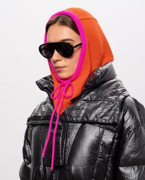 Max & Co Orange hood with wool and cashmere MCLPINO