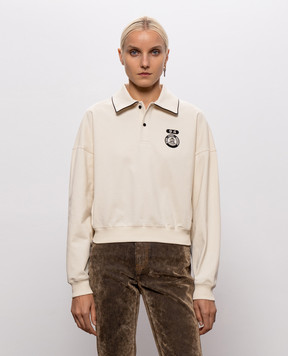 AMIRI Beige polo sweatshirt AW426JR019