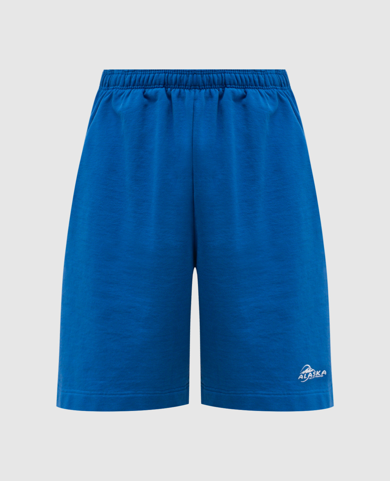 

Blue shorts with Alaska print Vetements