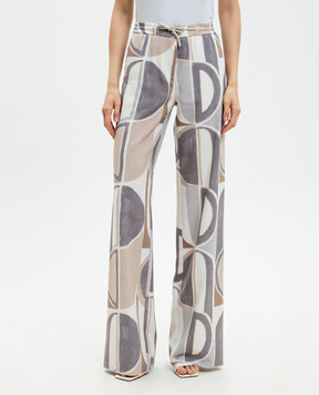 Marco Pescarolo Fency silk pants FENCYD5390