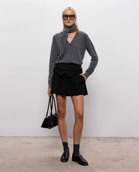 Juun.j Gray cashmere cardigan JW695AW033