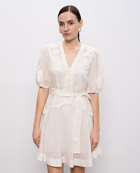 Twinset White dress with broderie embroidery 261TT2290