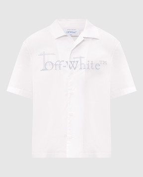Off-White White shirt with City Nature print 44MGG01QF26F001