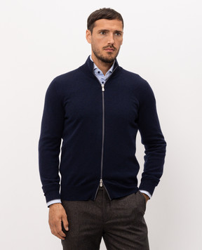 Brunello Cucinelli Blue cashmere cardigan M2200106