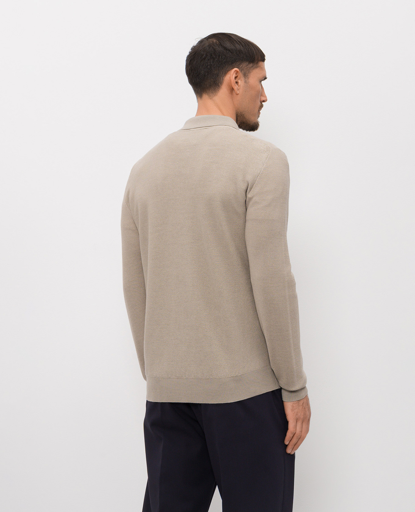 

Beige cardigan made of wool, silk and cashmere ISAIA