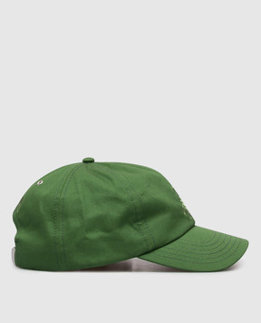 Vilebrequin Green cap with emblem CSNU2401