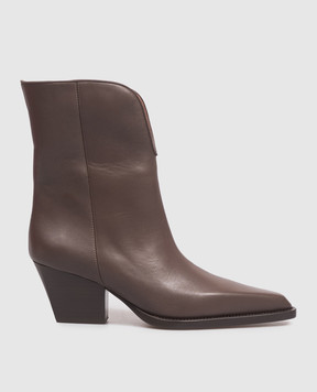 Paris Texas Brown leather cossacks JANE PX2060XVT01