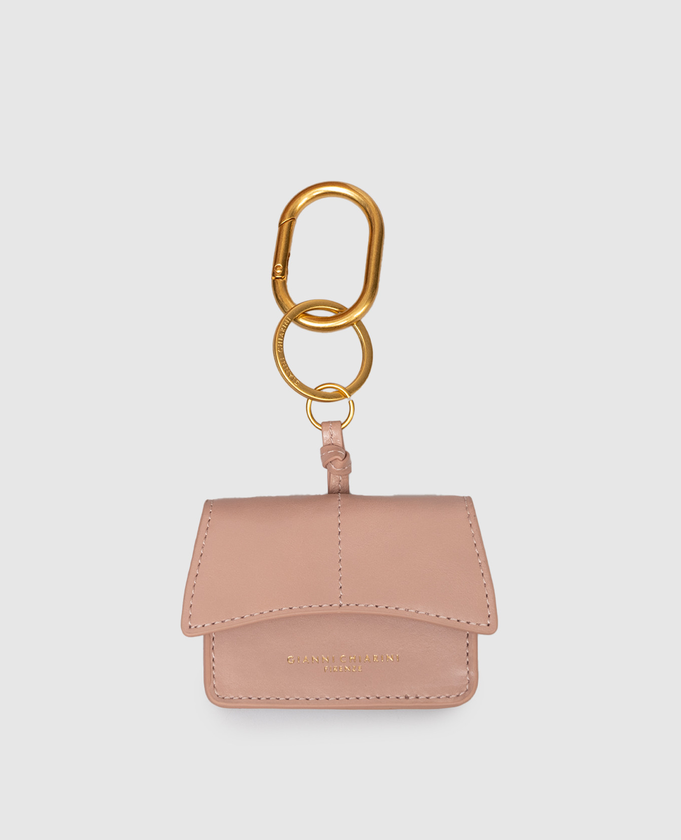 

Pink keychain headphone case Gianni Chiarini