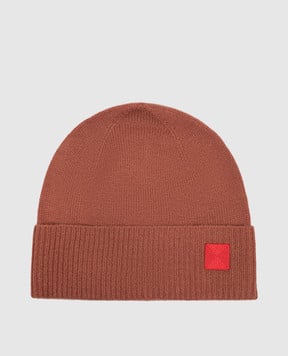 Max & Co Brown wool and cashmere hat MCAGROLLA